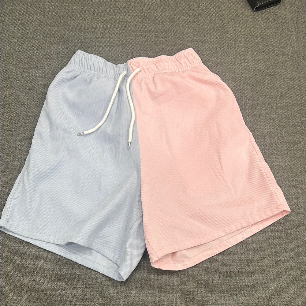 Two-Tone Pastel Shorts
